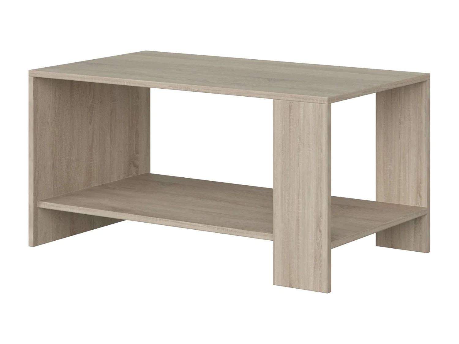 Mesa de Centro Sala de Estar Sala de Jantar Carvalho Sonoma Natural 90x46 cm