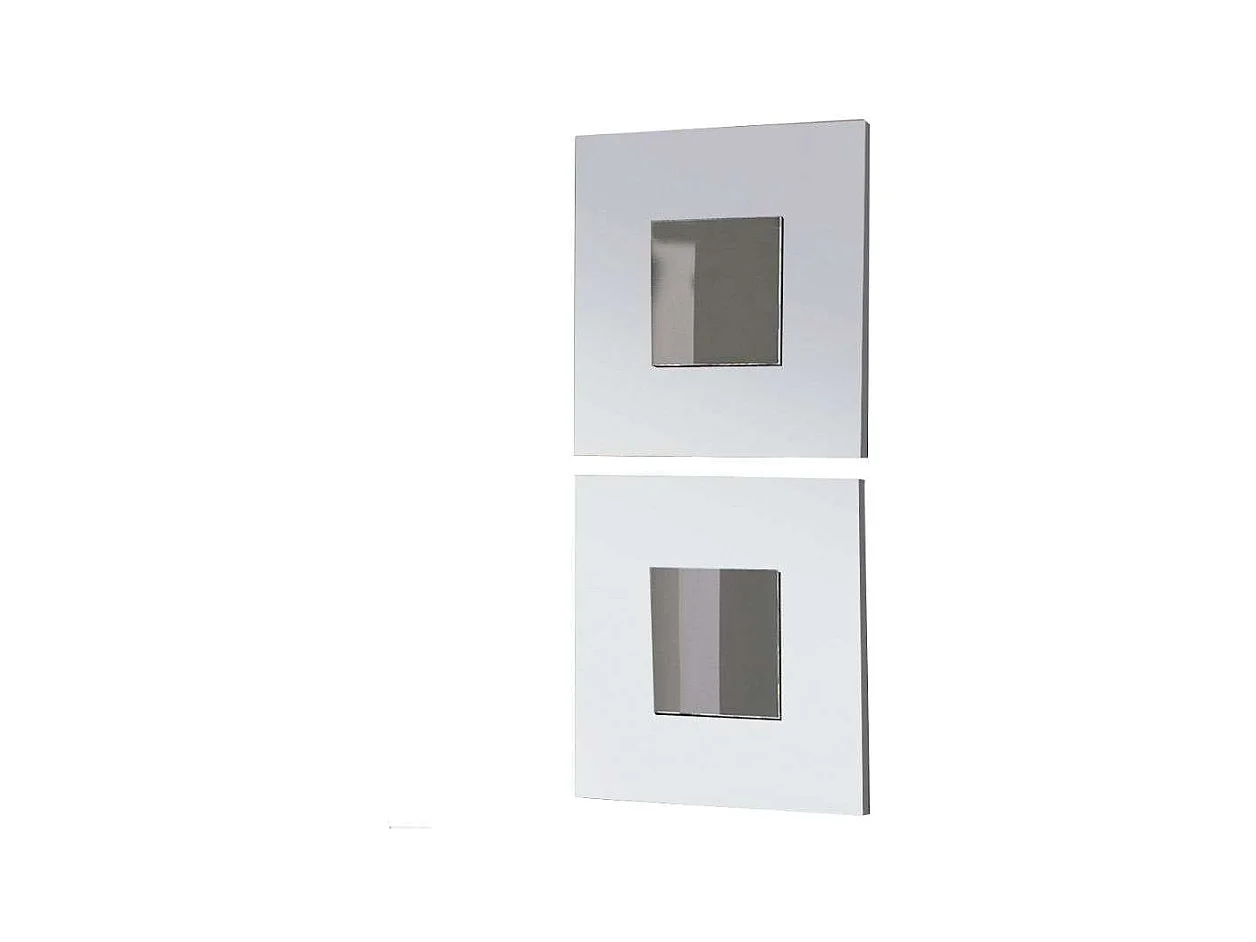 Mueble Entrada Cajún 2 Espejos Blanco 70cm