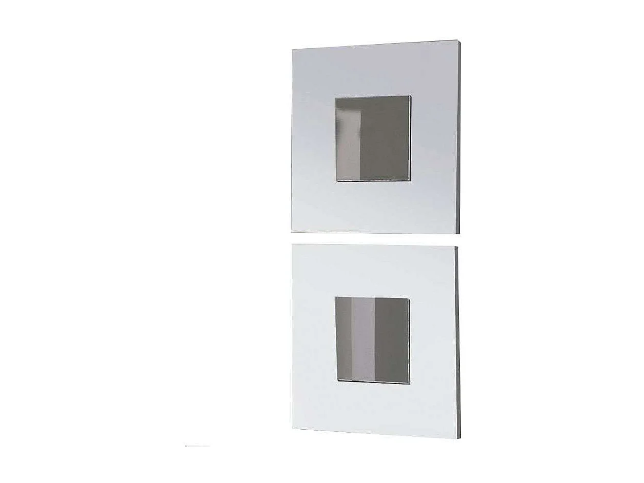 Mueble Entrada Cajún 2 Espejos Blanco 70cm
