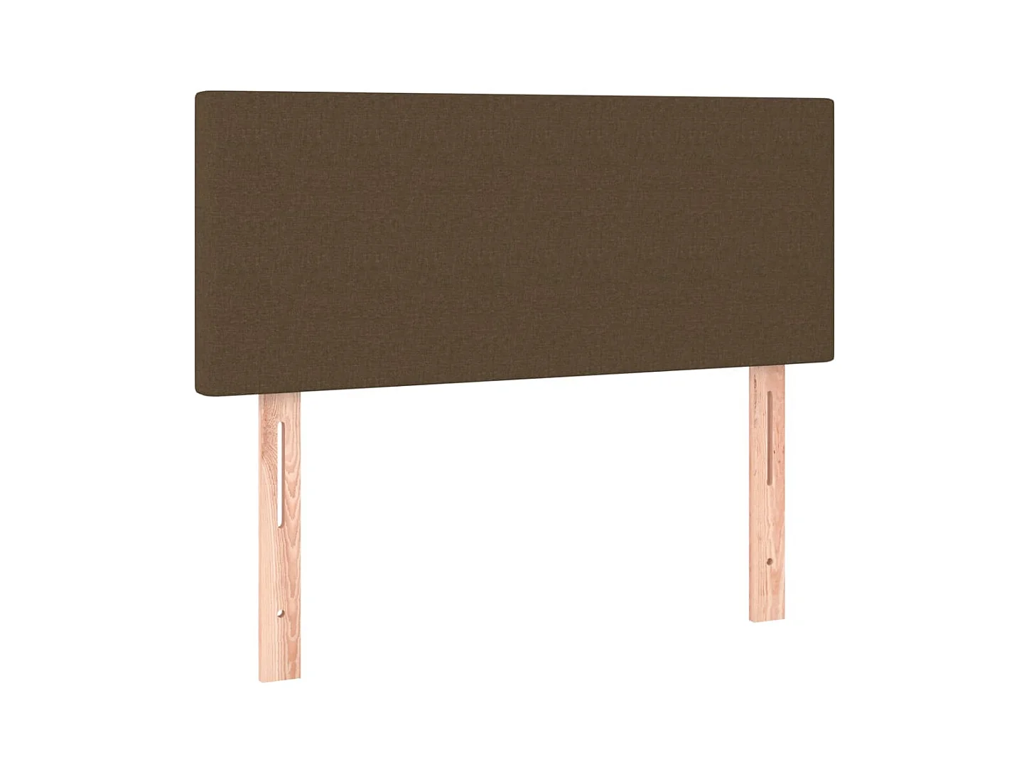 Lit simple-Lit adulte-Sommier à lattes de lit avec matelas Marron foncé 100x200 cm