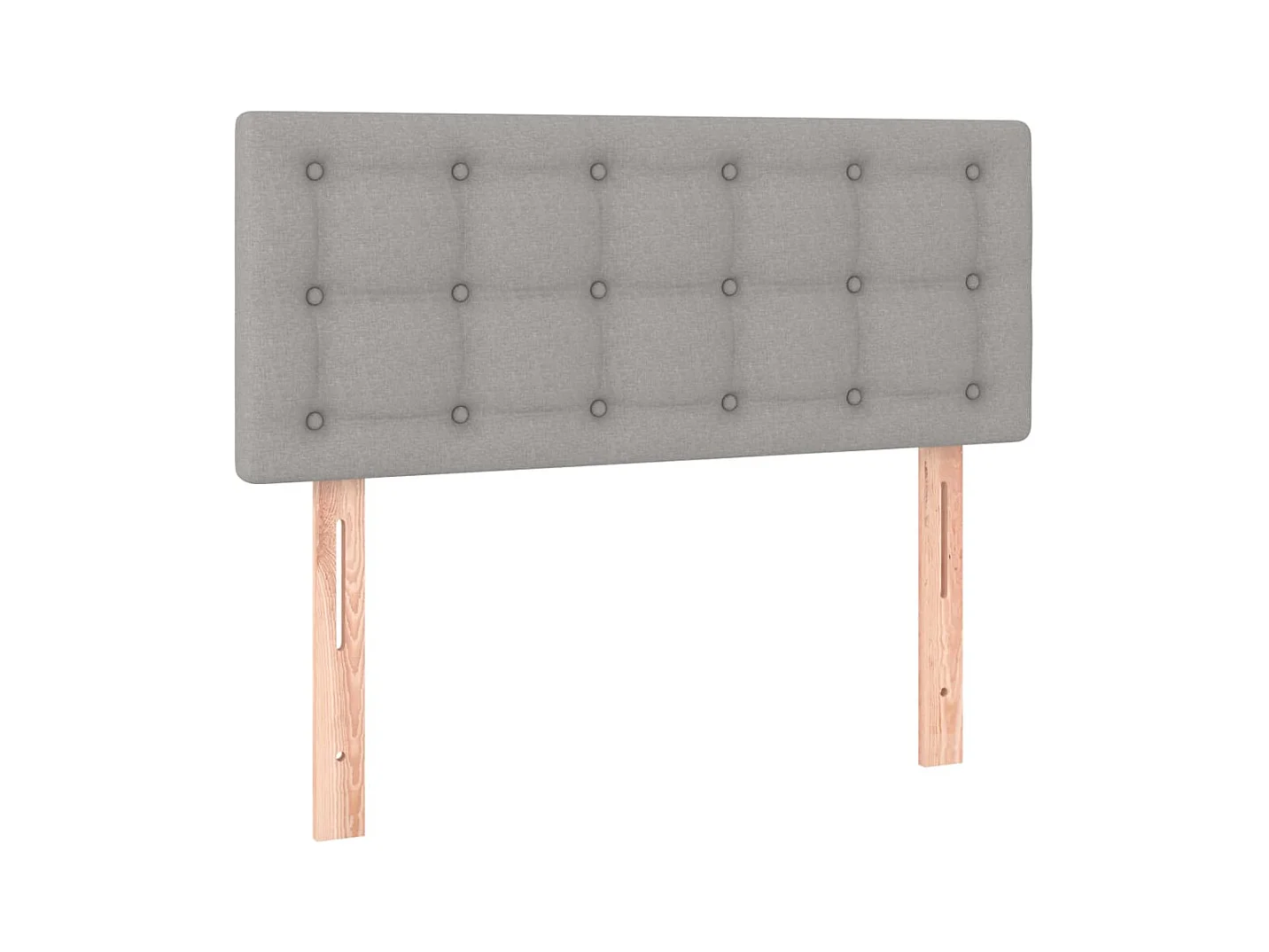 Lit simple-Lit adulte-Sommier à lattes de lit avec matelas Gris clair 80x200 cm Tissu