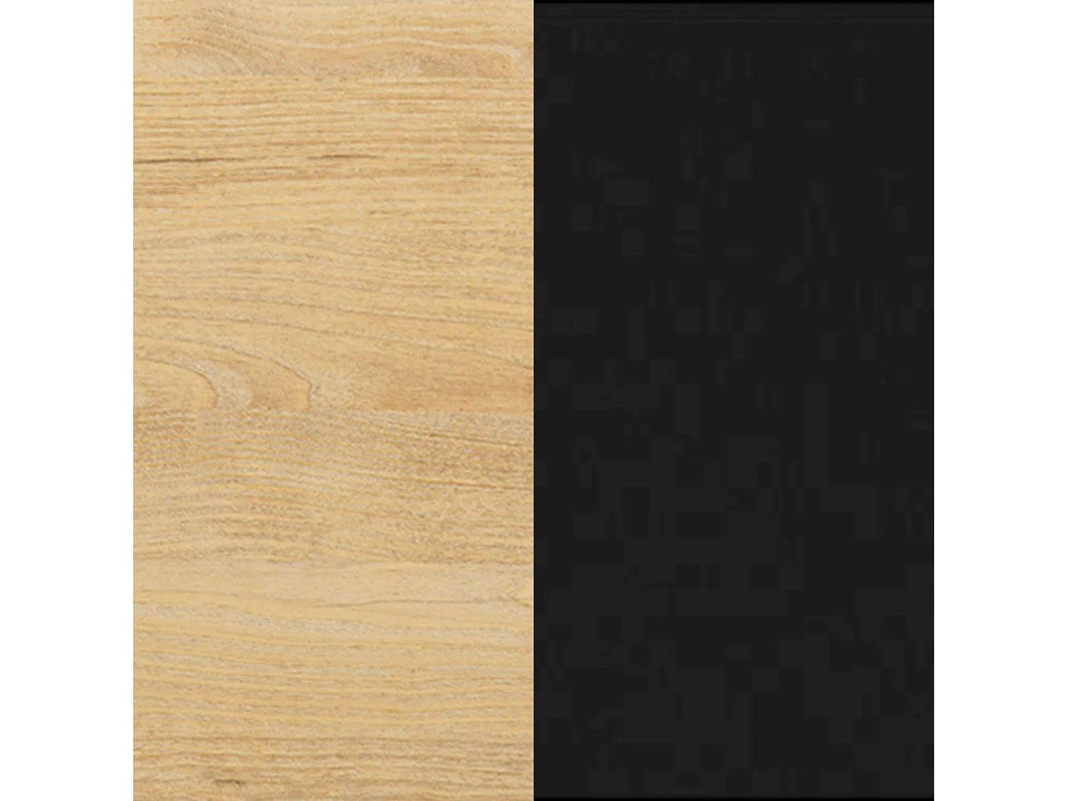 Meuble d'entrée Rus Étagères Noir et Chêne Safir 90x90x34 cm