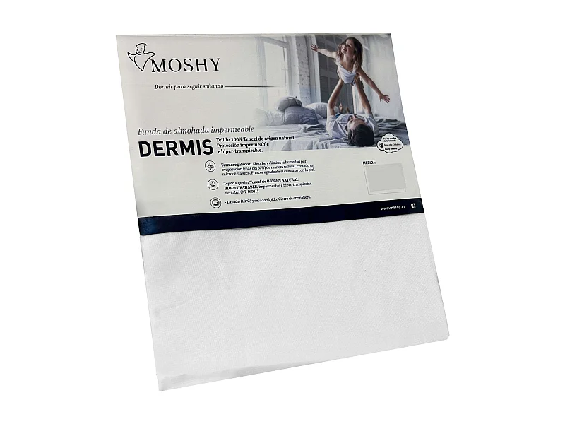 Fronha Antiácaro Respirável Dermis White Individual 150 cm