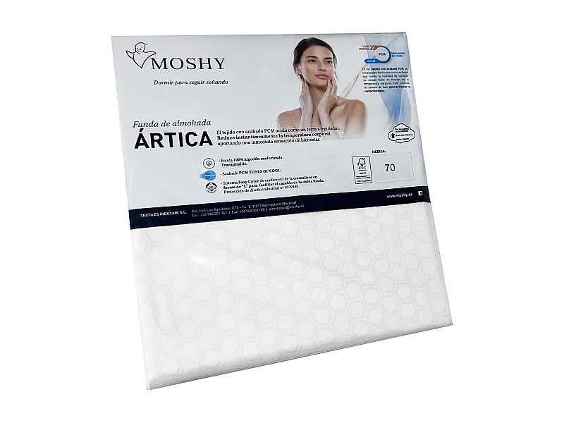 Funda almohada Ártica visco-elástico 100% algodón 150 cm