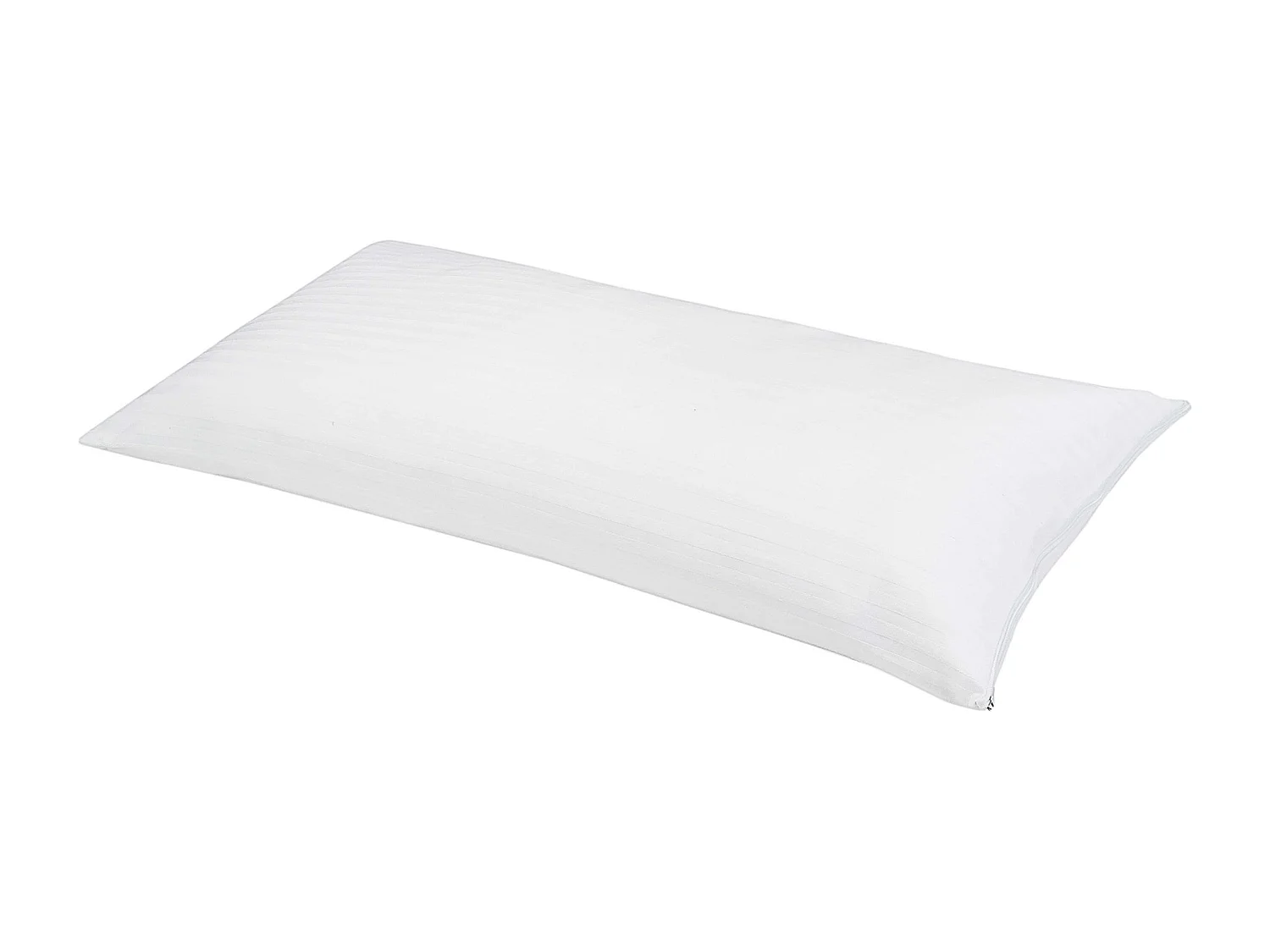 Fronha de algodão branca antiencolhimento 70x40 cm com zíper lateral