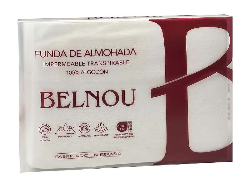 Funda de Almohada Respira Infantil Juvenil 100% Algodón 80 cm