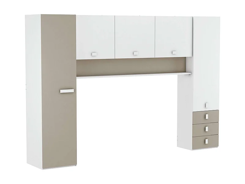 Armario Juvenil Puente Tidy Habitación Infantil 304x203 cm