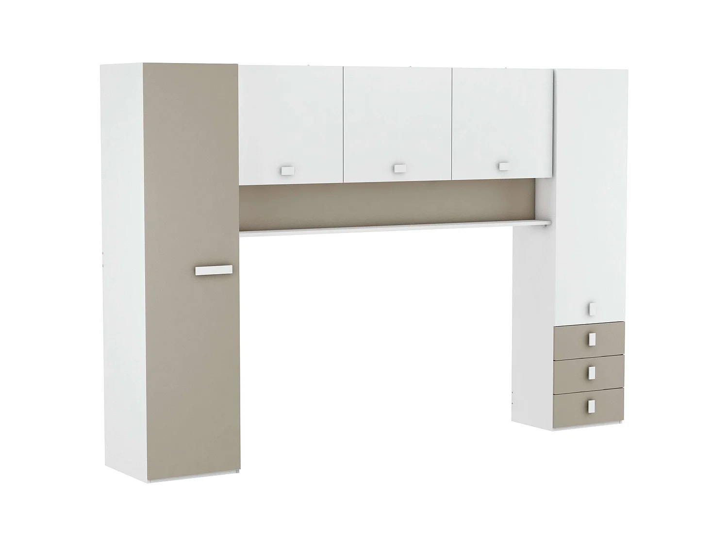 Armario Juvenil Puente Tidy Habitación Infantil 304x203 cm