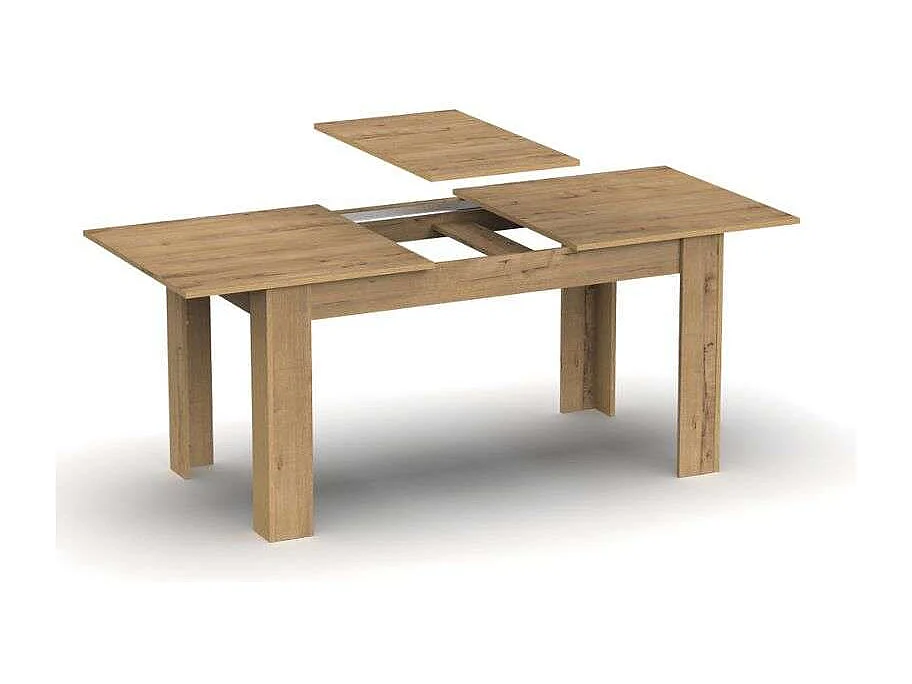 Pack Muebles Salón Oslo Roble Gold: Mesa Extensible, TV, Aparador, Librería