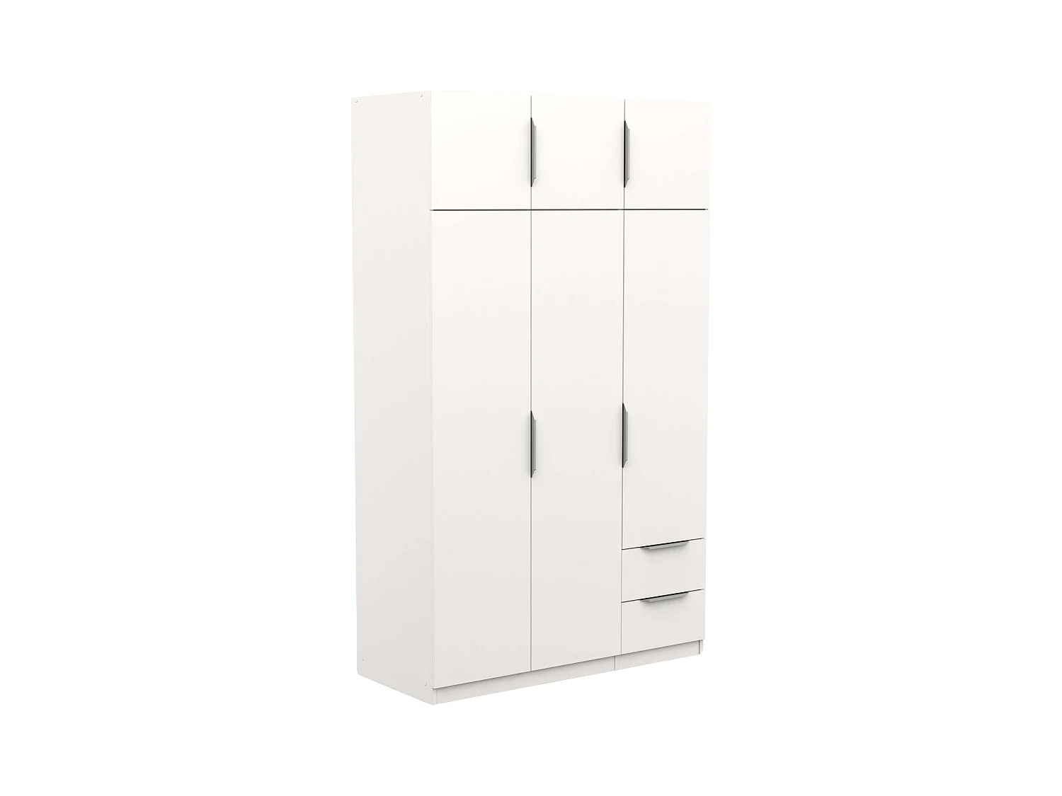 Armario Ghost 6 Puertas 2 Cajones Blanco Mate 203x119 cm