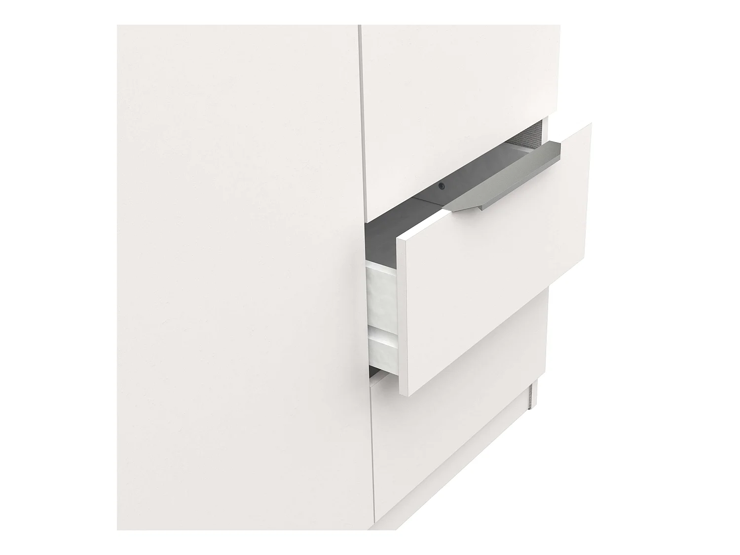 Armario Ghost 6 Puertas 2 Cajones Blanco Mate 203x119 cm