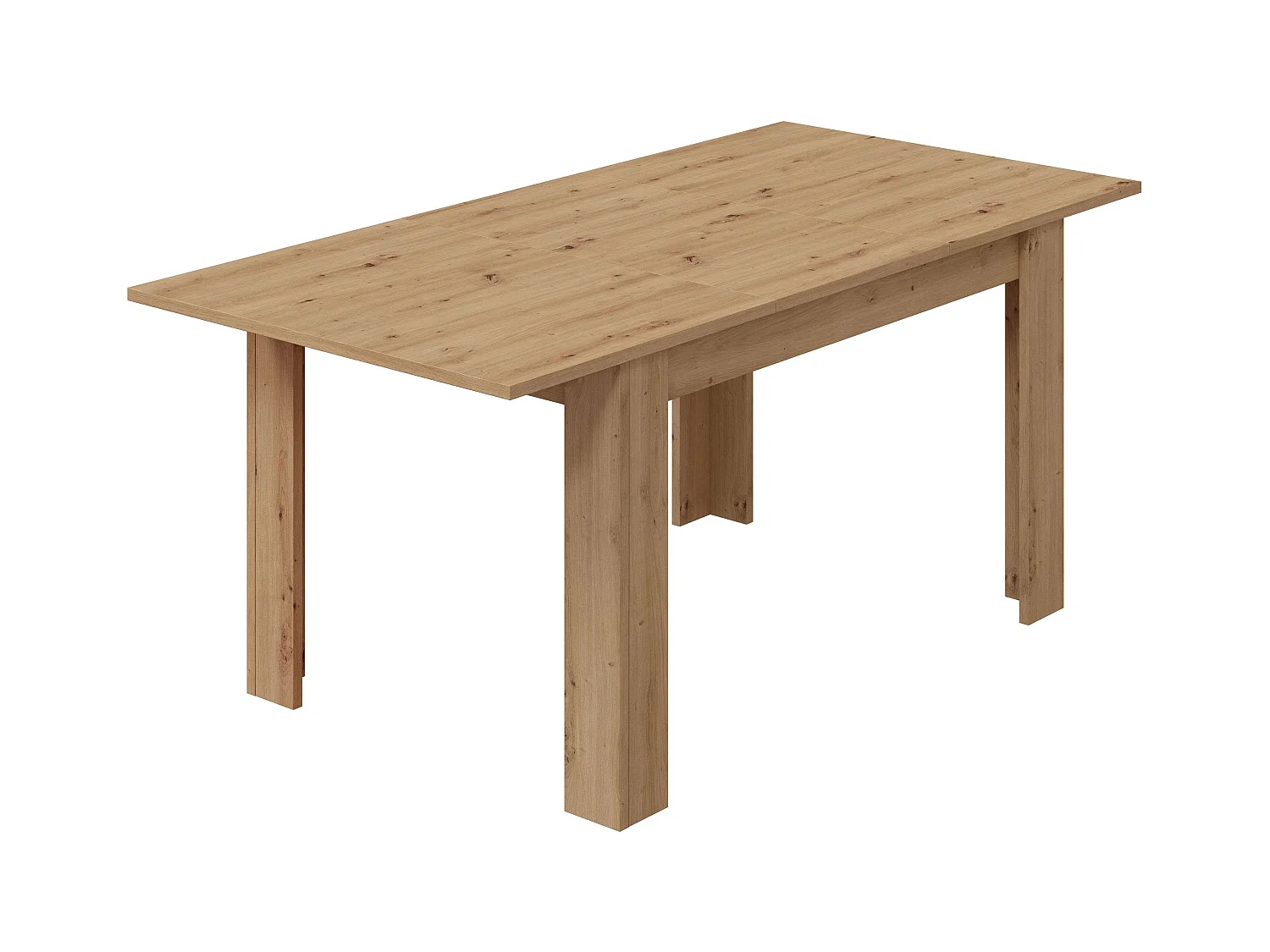 Pack Muebles Salón Moderno Roble Nodi y Blanco Artik Completo