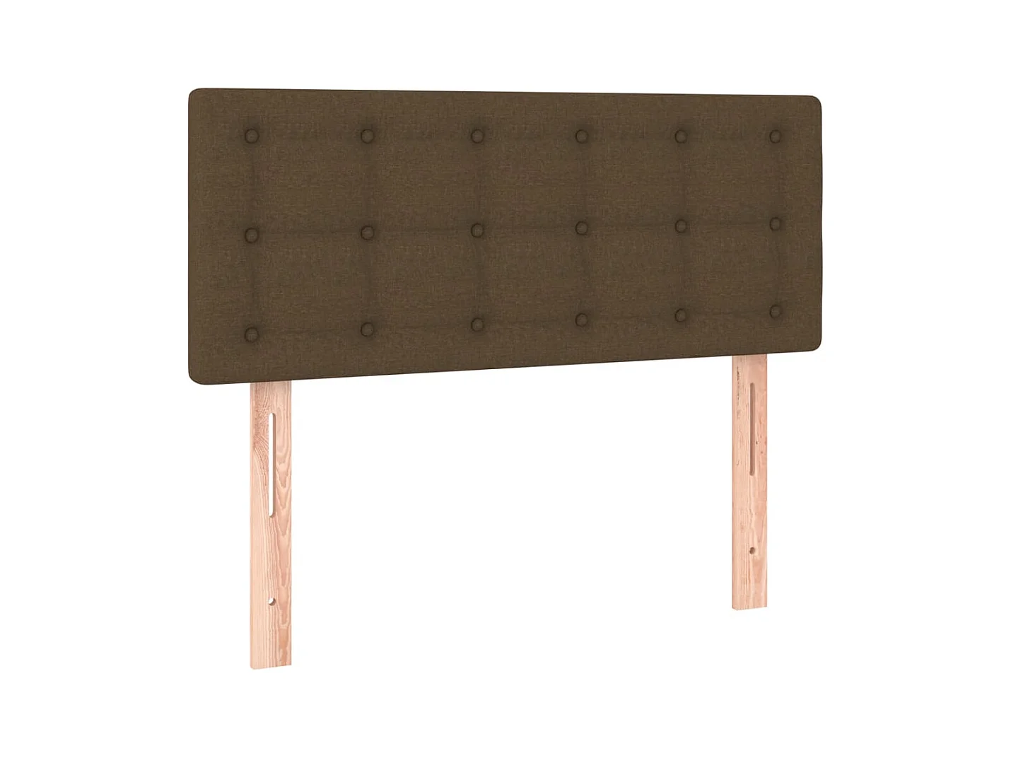 Lit simple-Sommier à lattes de lit avec matelas Marron foncé 80x200 cm