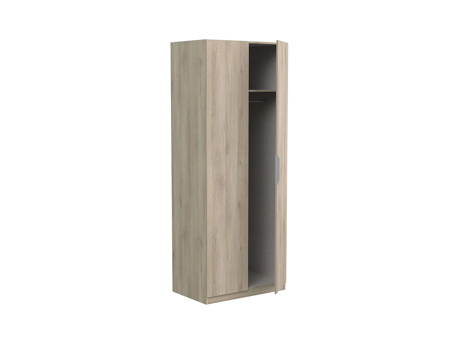 Armario Matrimonio Ghost 2 Puertas Roble Kronberg 80x51 cm