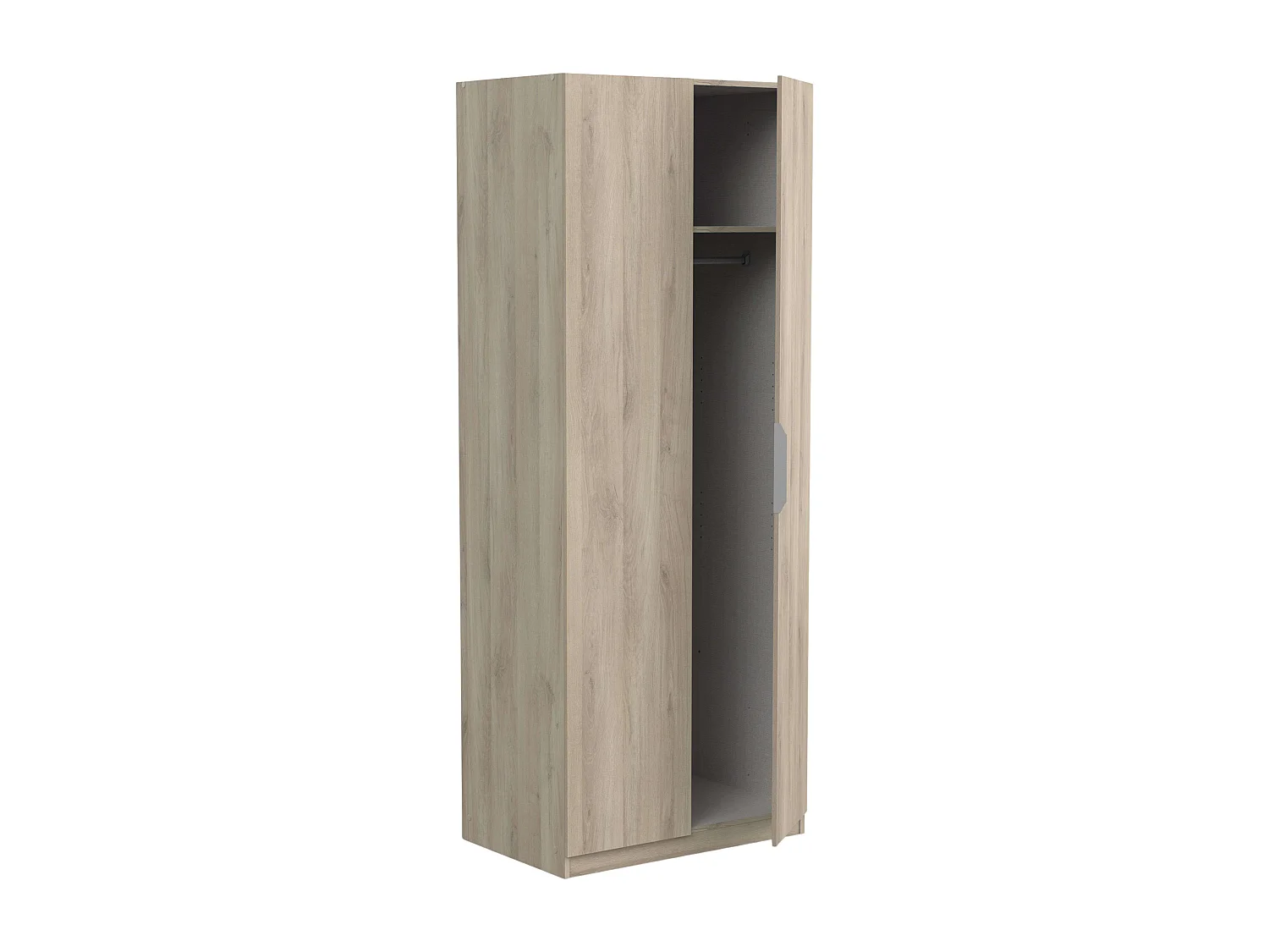 Armario Matrimonio Ghost 2 Puertas Roble Kronberg 80x51 cm
