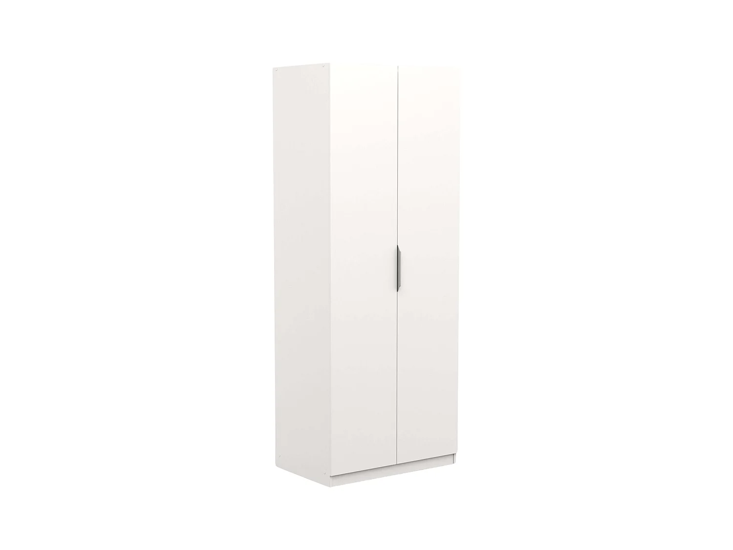 Armario Alto 2 Puertas Ghost Blanco Mate 203x79 cm - Ordenado
