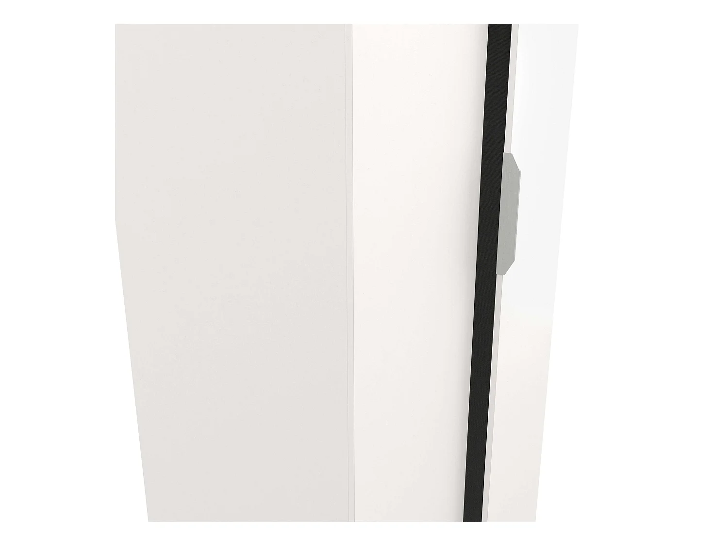 Armario Alto 2 Puertas Ghost Blanco Mate 203x79 cm - Ordenado