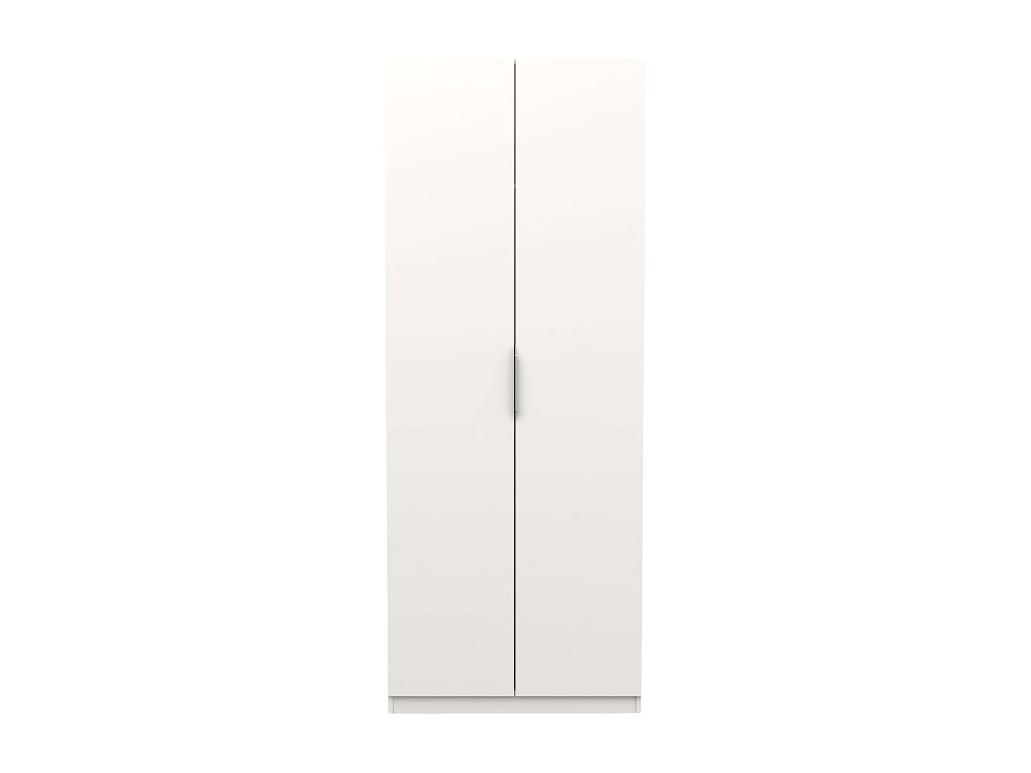 Armario Alto 2 Puertas Ghost Blanco Mate 203x79 cm - Ordenado