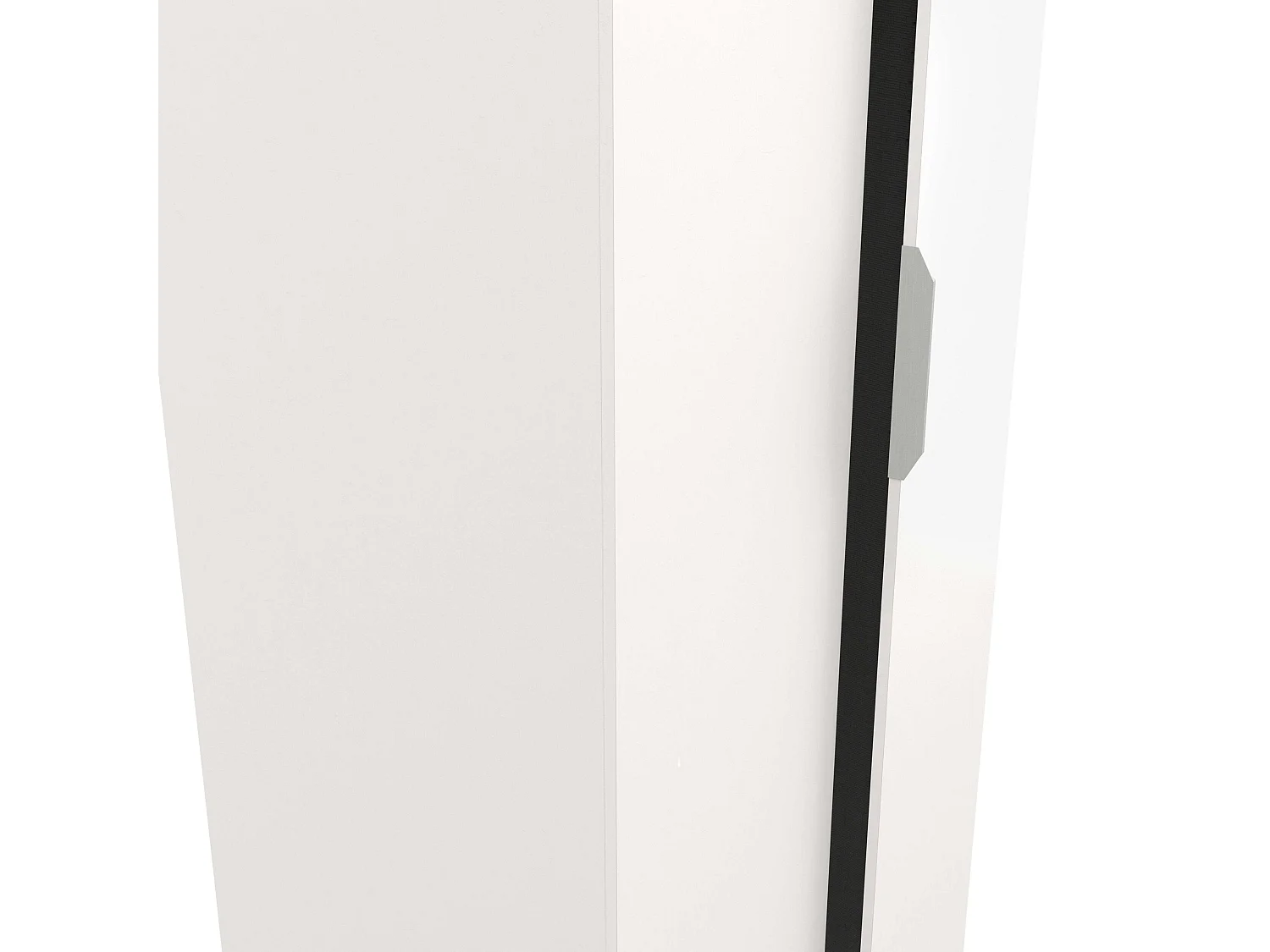 Armario Alto 2 Puertas Ghost Blanco Mate 203x79 cm - Ordenado