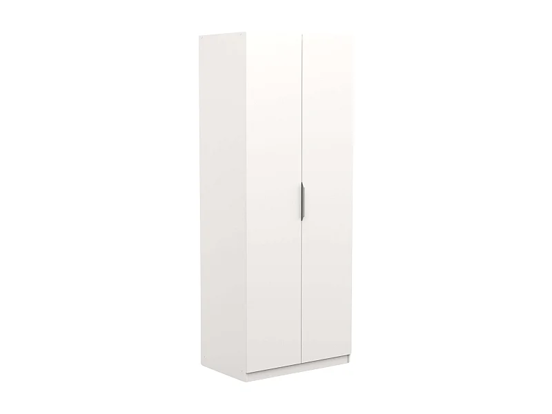 Armario Alto 2 Puertas Ghost Blanco Mate 203x79 cm - Ordenado