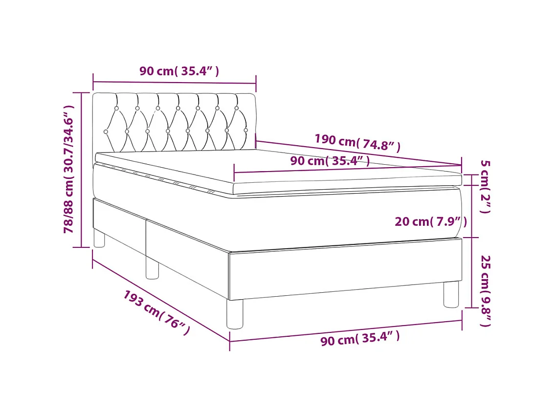 Lit simple-Lit adulte-Sommier à lattes de lit avec matelas Noir 90x190 cm Tissu