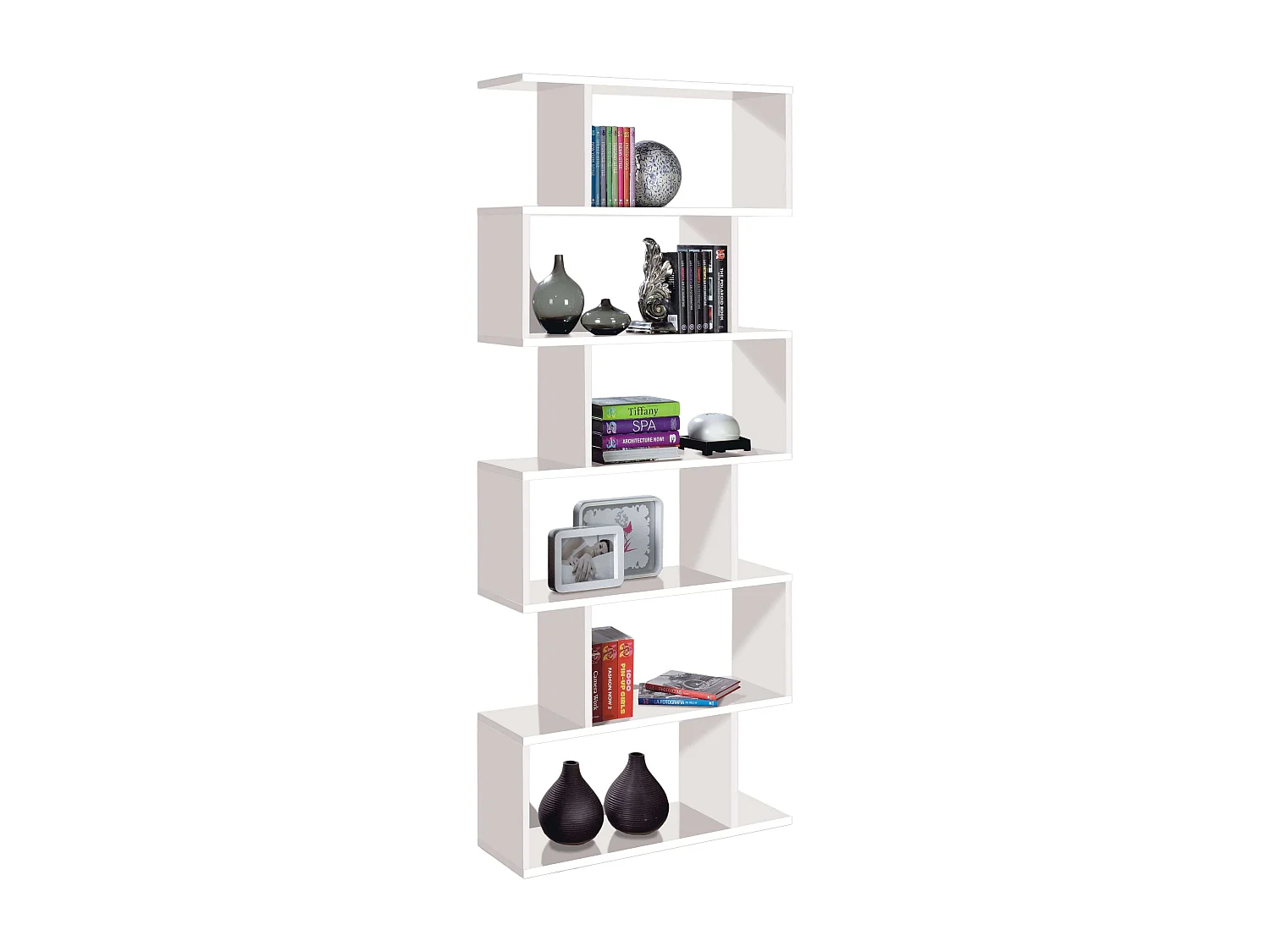 Pack Muebles Salón Santorini: Mesa TV, 2 Estanterías, Mesa Centro Elevable