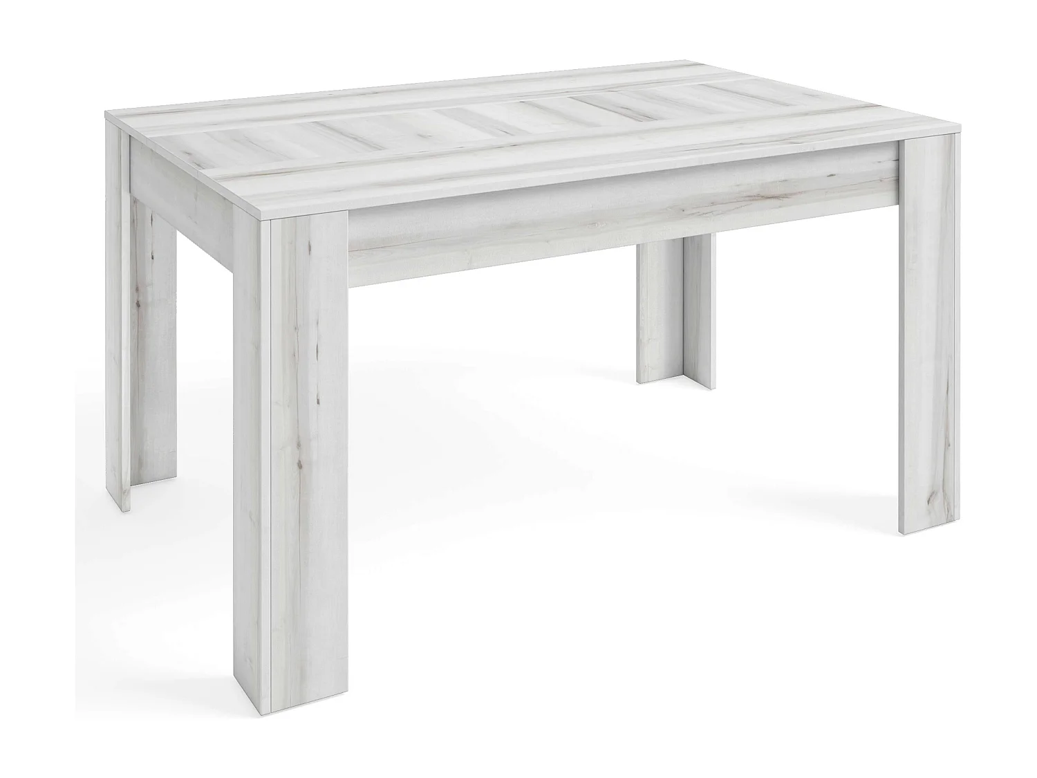 Pack Muebles Salón Tokio Estilo Nórdico Blanco Albo y Roble Rayado