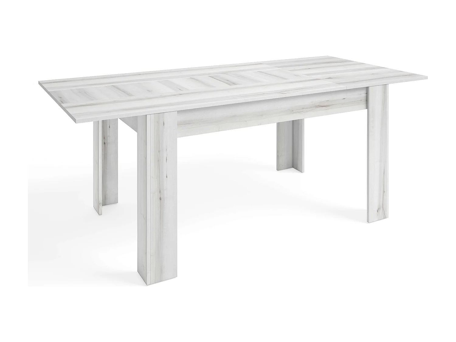 Pack Muebles Salón Tokio Estilo Nórdico Blanco Albo y Roble Rayado