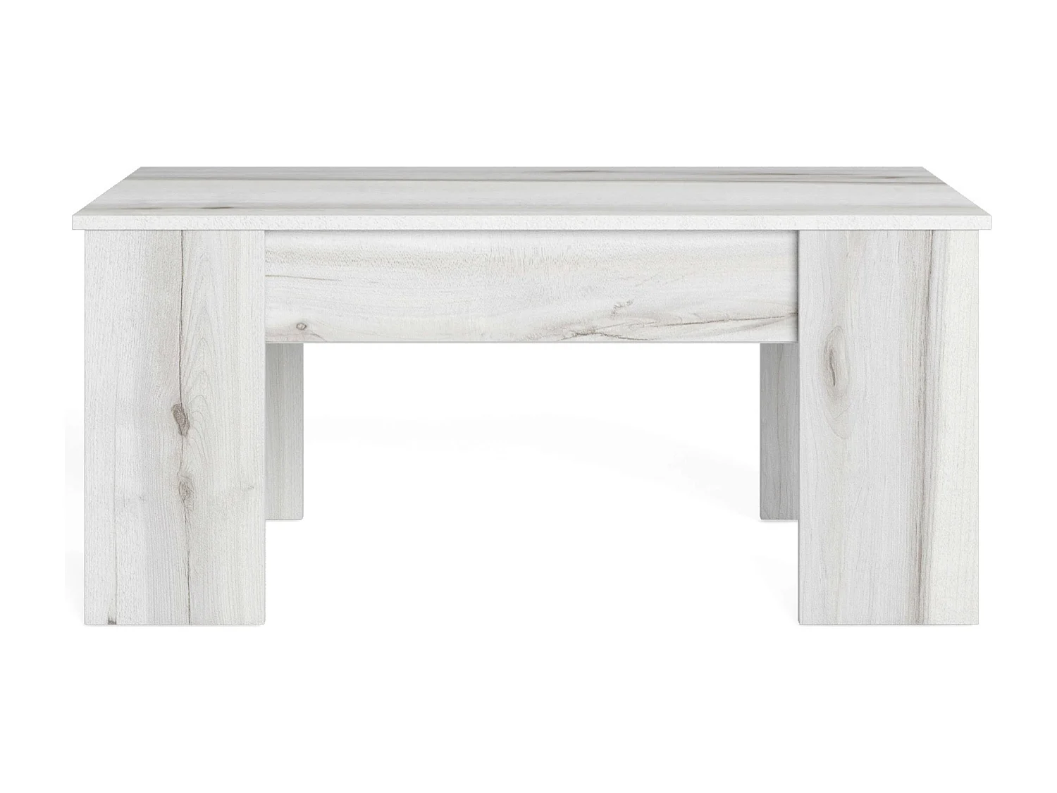 Pack Muebles Salón Tokio Estilo Nórdico Blanco Albo y Roble Rayado