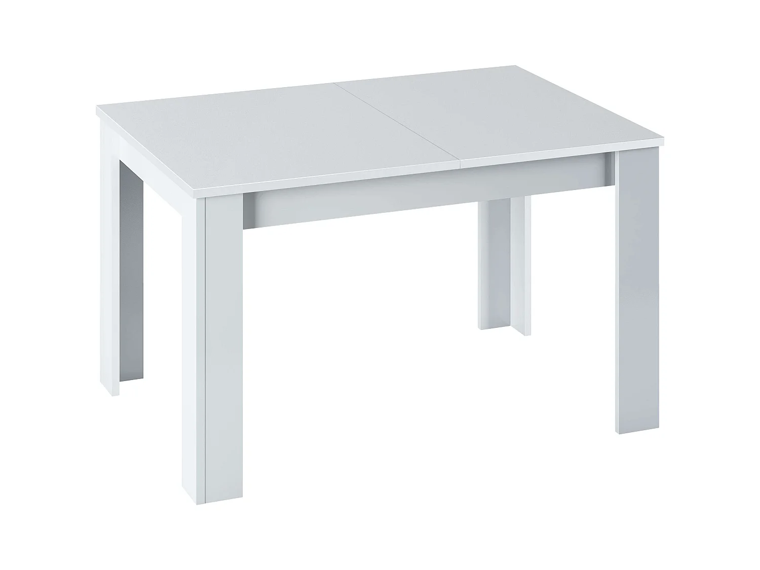 Pack 3 muebles salón blanco brillo y roble canadian