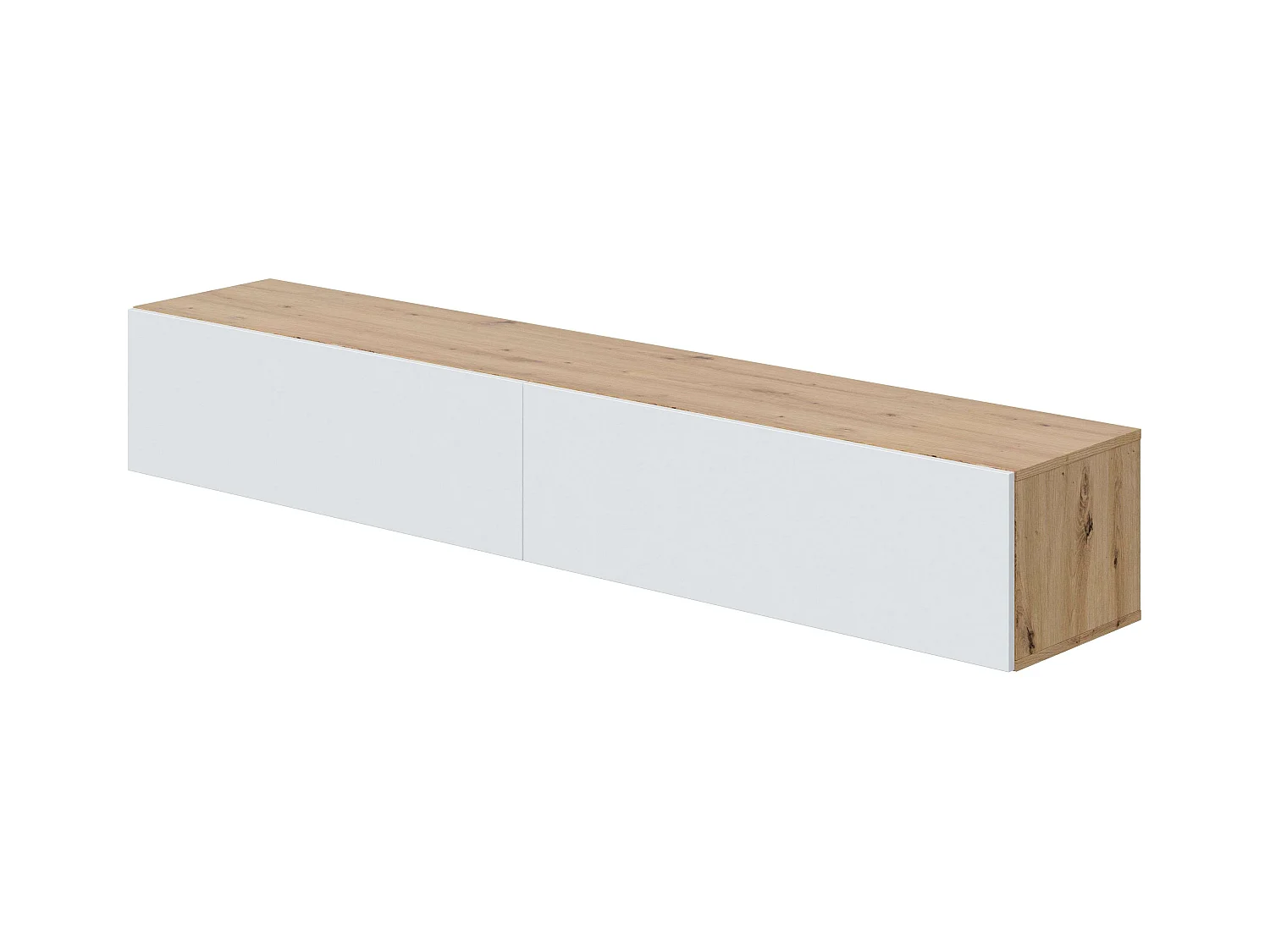 Pack de Muebles Salón Roble Nodi y Blanco Artik c/Sillas Moderno