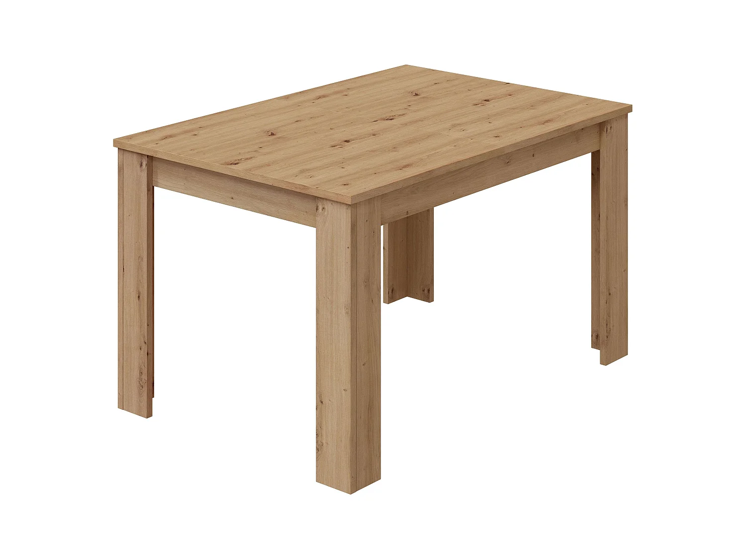 Pack de Muebles Salón Roble Nodi y Blanco Artik c/Sillas Moderno