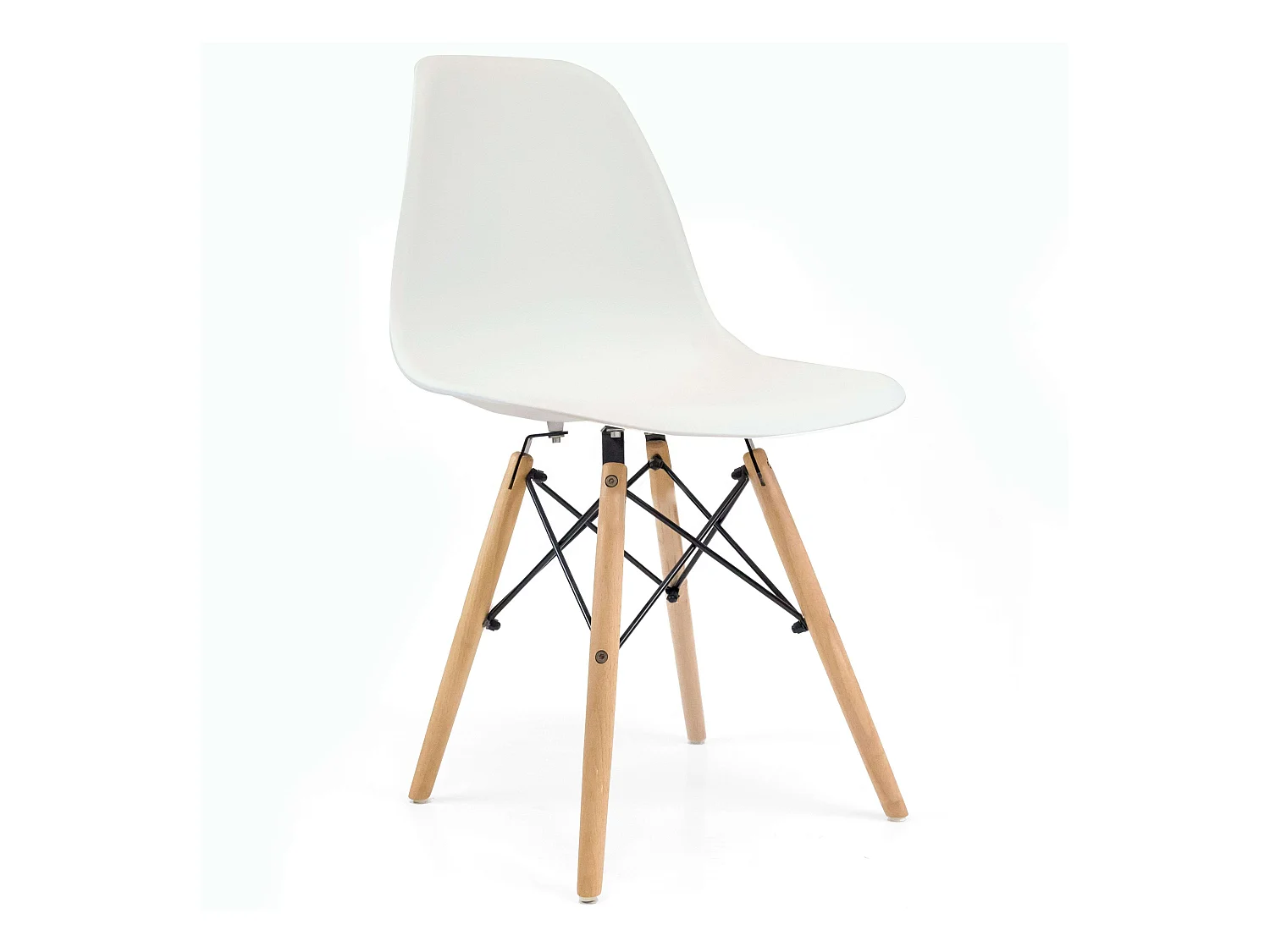 Pack de Muebles Salón Roble Nodi y Blanco Artik c/Sillas Moderno