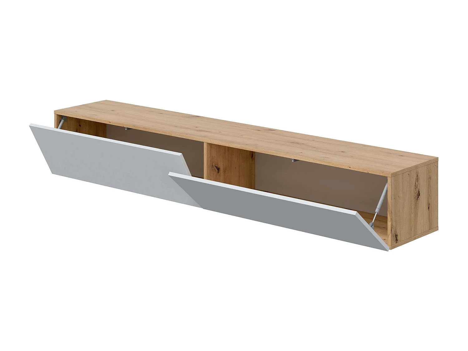 Pack de Muebles Salón Roble Nodi y Blanco Artik c/Sillas Moderno