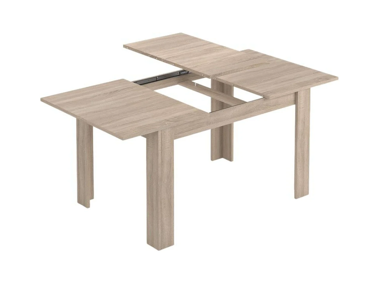 Pack Muebles Salón Moderno Blanco Mate y Roble Canadian