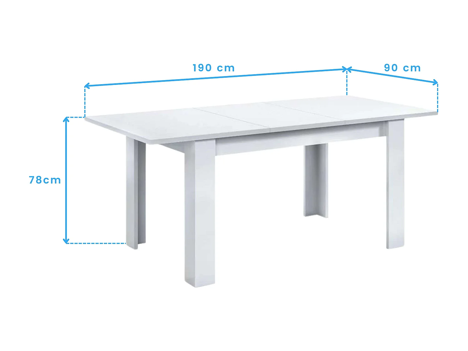 Pack Muebles Salón Industrial Blanco Óxido: Módulo TV, Mesa Centro и Comedor