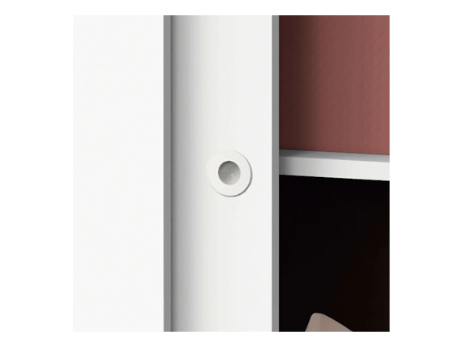 Armario Bajo Tibet Blanco Soft 2 Puertas 2 Estantes 120x74x33 cm