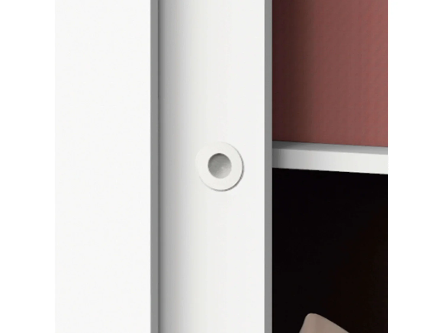 Armario Bajo Tibet Blanco Soft 2 Puertas 2 Estantes 120x74x33 cm