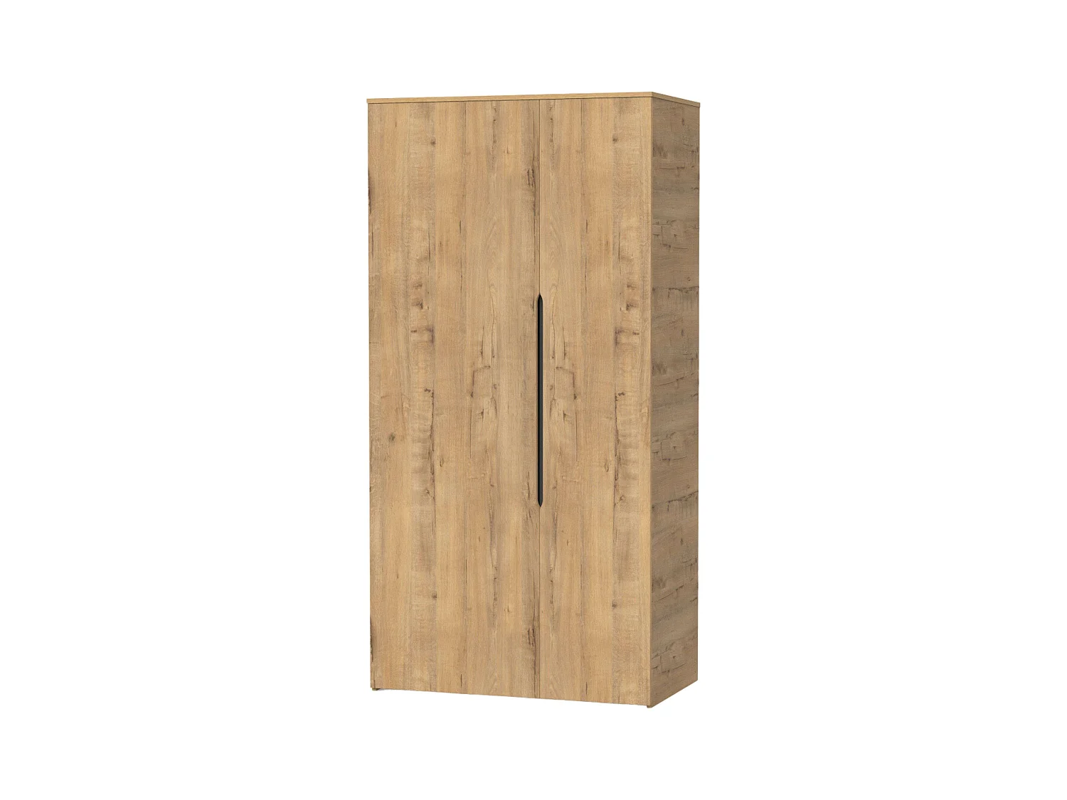 Armario Bruselas Dormitorio 2 Puertas Abatible Roble Gold 100x200x57cm