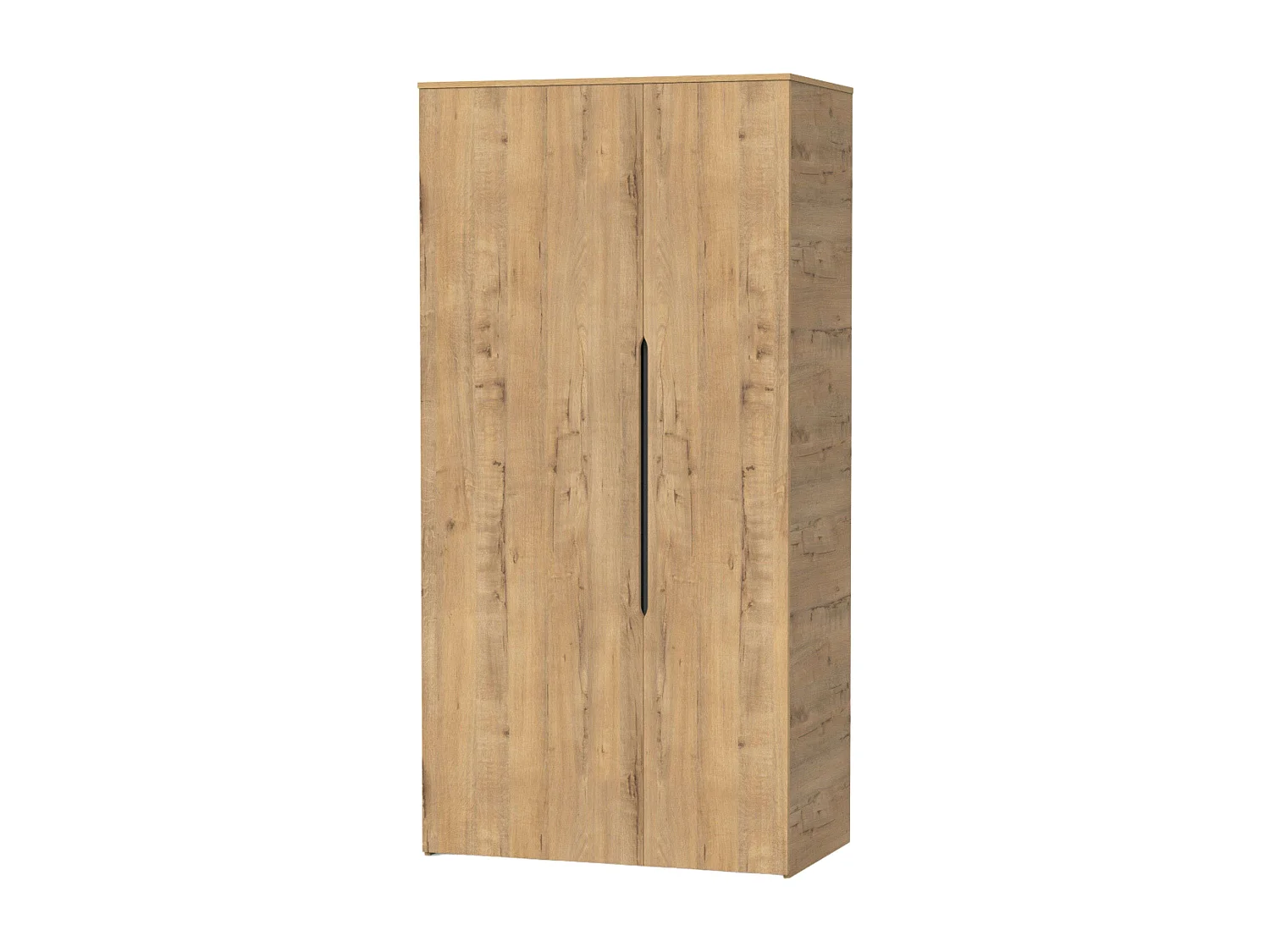 Armario Bruselas Dormitorio 2 Puertas Abatible Roble Gold 100x200x57cm