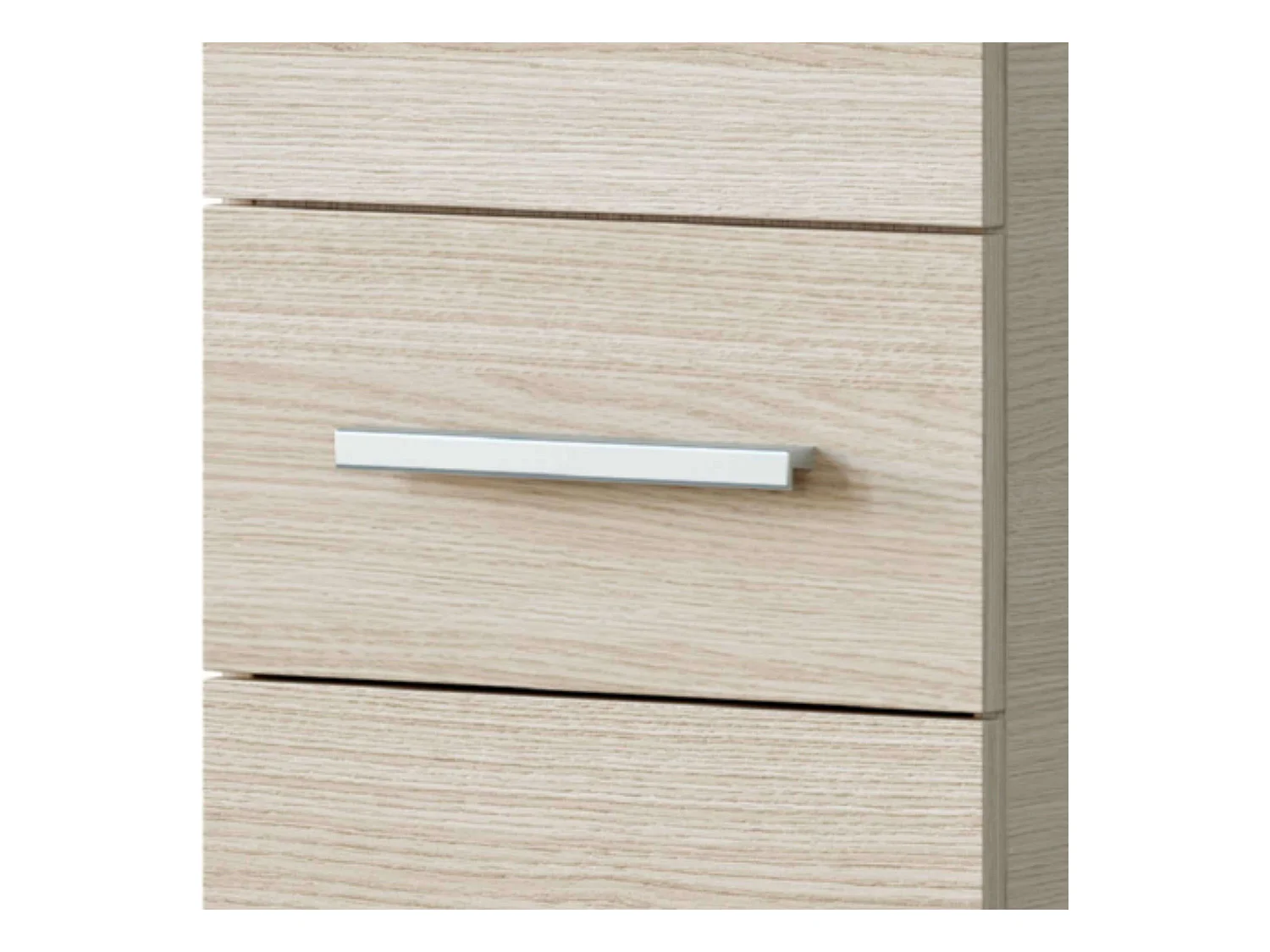 Colonne de salle de bain Athena Nat 2 portes 1 tiroir Chêne 182x35x31cm