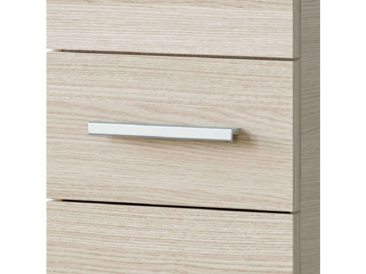 Coluna de banheiro Athena Nat 2 portas 1 gaveta carvalho 182x35x31cm