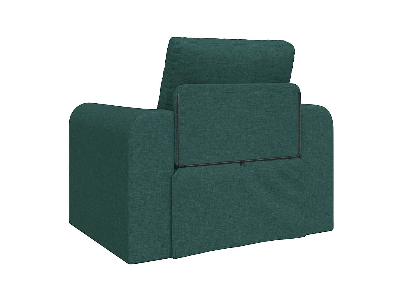Divano letto verde scuro 98 x 71 x 83 cm tessuto