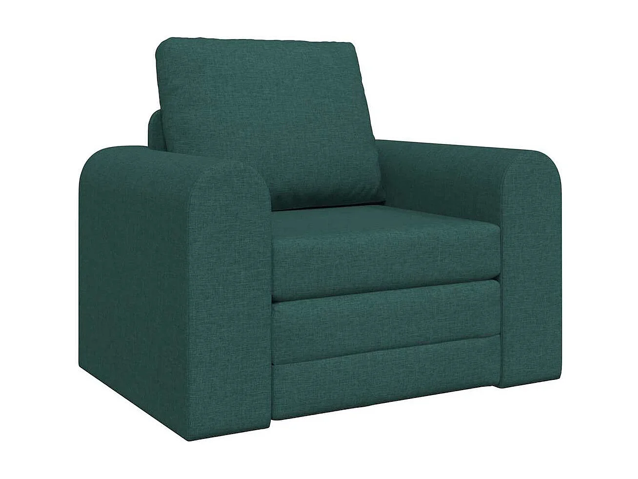 Canapé-Lit Vert foncé 98 x 71 x 83 cm tissu