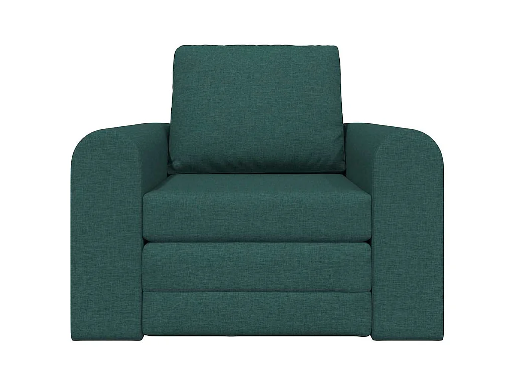 Canapé-Lit Vert foncé 98 x 71 x 83 cm tissu