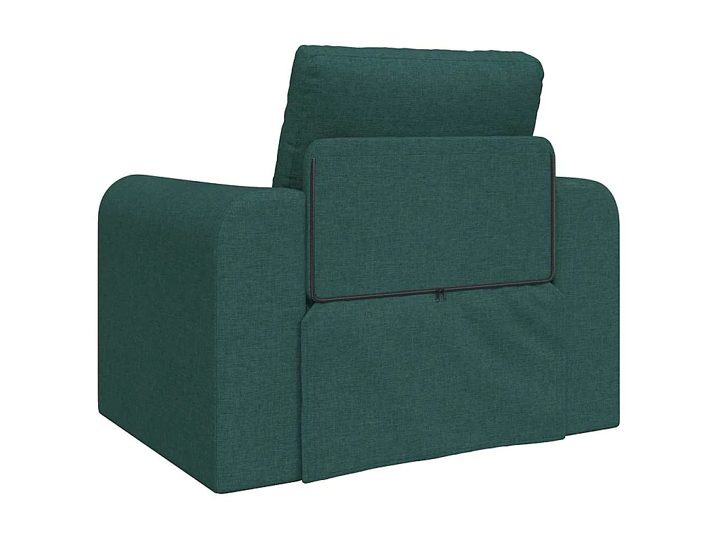 Canapé-Lit Vert foncé 98 x 71 x 83 cm tissu