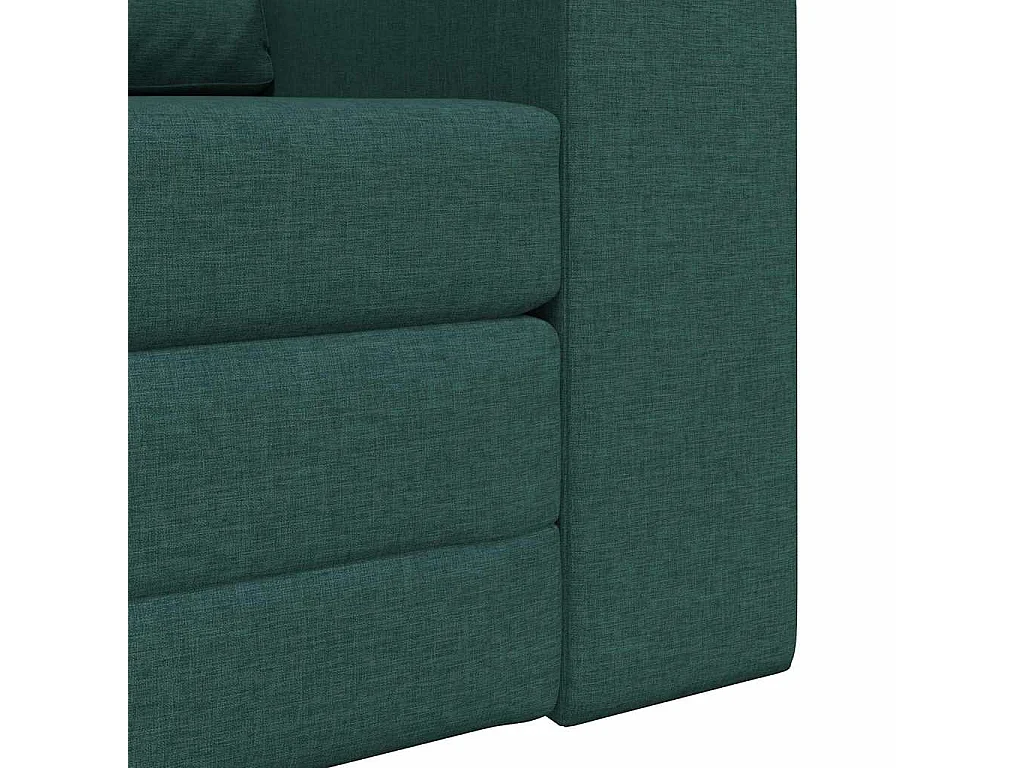Canapé-Lit Vert foncé 98 x 71 x 83 cm tissu
