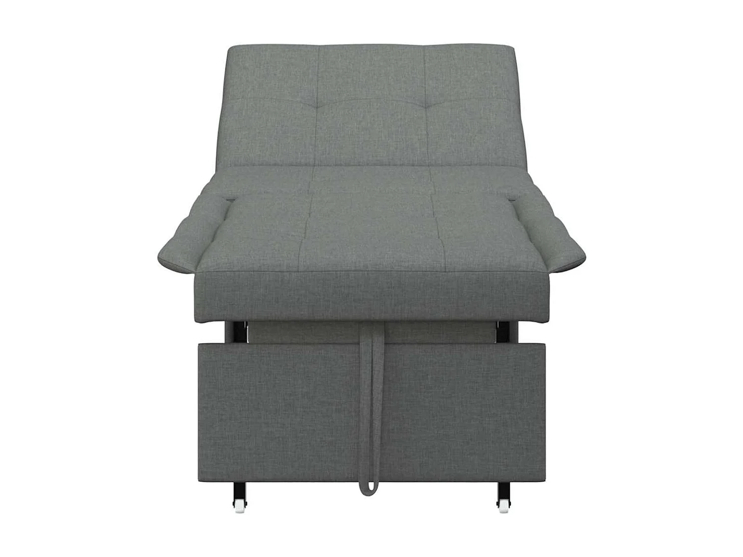 Canapé-Lit Gris foncé 194 x 67 x 37 cm tissu