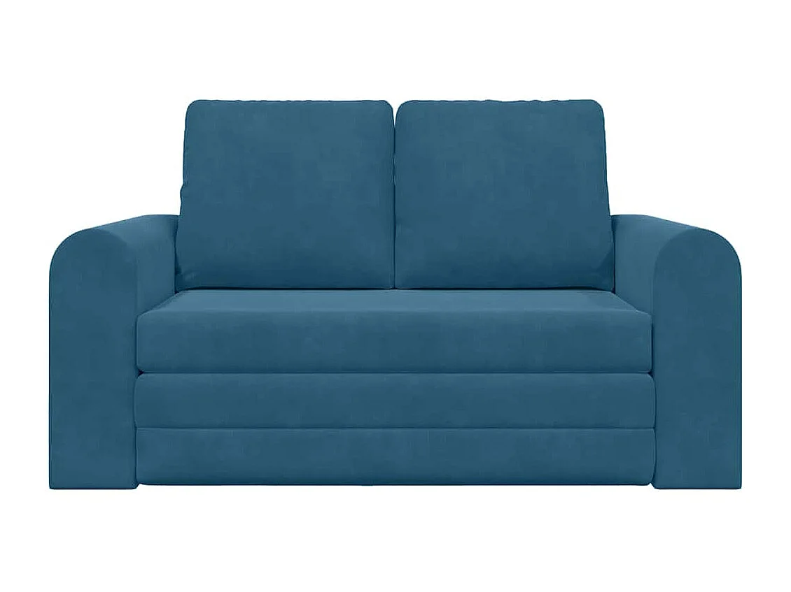 Canapé-Lit Bleu 148 x 71 x 83 cm Velours