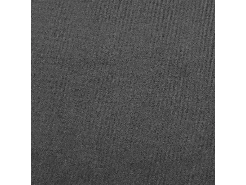 Sofá cama de 2 plazas con dos almohadas en terciopelo gris oscuro